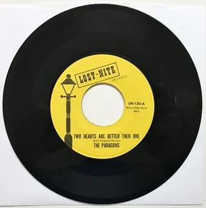 PARAGONS: Two Hearts Are Better Than One (Vinyl 7" Single) NM Doo Wop - Imagen 1 de 2