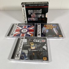 Grand Theft Auto Collectors Edition PS One Ps1 Complete CIB w/All Maps Mint Disc