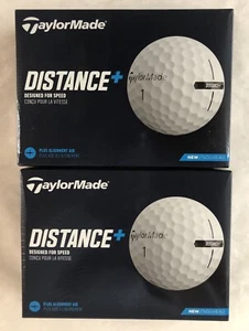 TaylorMade Distance+ Golf Balls - 2 Boxes Of 1 Dozen White (24 Balls) - Picture 1 of 4