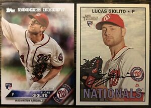 LUCAS GIOLITO 2016 Topps RC Update US213 Heritage 514 Nationals ROOKIE White Sox