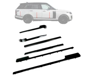 Range Rover Black Door Moulding Trim 6 Piece Vogue Autobiography 2013-22 L405 - Picture 1 of 9