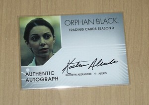 2017 Cryptozoic Orphan Black Season 3 autograph auto Kathryn Alexandre as ALEXIS
