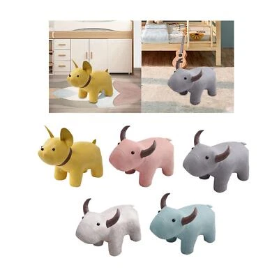 Animal Shaped Footstool with Soft Padded Cushion for Kids and Adult - Image 1 of 2