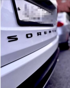 Genuine OEM Sorento Letter Trunk High Glossy Black Emblem For 22~25+ Kia Sorento - Picture 1 of 10