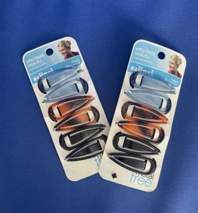 * CONAIR  SCUNCI * 6  PACK OF  HAIR CLIP BARRETTES  * LOT OF 2 PACKS HAIR PINS - Picture 1 of 1