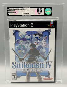 Suikoden IV 4 Sony PlayStation 2 PS2 KONAMI Sealed New VGA 85 NOT PSA WATA CGC