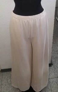 ITALY STYLE Damenhose Hose Gummizug weites Bein  beige  Gr.34,36,38,40,kl.42H31 - Bild 1 von 2