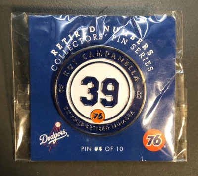 Dodgers Roy Campanella #39 Retired Numbers Collector's Pin Series (4 Of 10) ** - Image 1 of 2