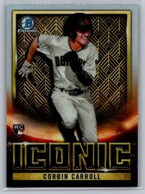2023 Bowman Chrome #BI-18 Corbin Carroll Bowman Iconic - Image 1 of 2