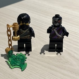 LEGO NINJAGO Minifigures Cole (Techno Robe) & Nindroid Drone Rebooted 70720-1