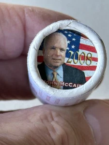 2008 John McCain Colorized Arizona State Quarter Restricted Roll of 25 - Picture 1 of 3