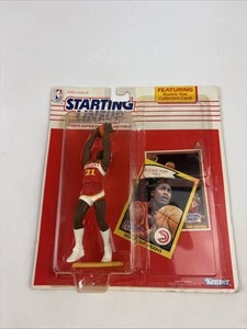 1990 Dominique Wilkins Starting Lineup SLU Atlanta Hawks HOF NBA - Afbeelding 1 van 2