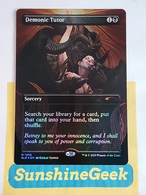 Demonic Tutor (Rainbow Foil) Secret Lair Drop Foil - Image 1 of 3