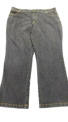 JEANS MUJER MAIN ST. BLUES GRIS LAVADO PIERNA RECTA TALLA 22W Foto 1 de 4