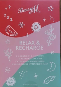 Mascarillas faciales Barry M Relax & Recharge - Imagen 1 de 1