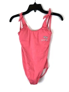 Billabong Youth Girl’s Size Large Sol Searcher Pink One Piece Swimsuit - Picture 1 of 4