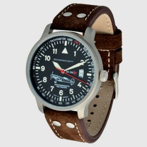 Messerschmitt Fliegeruhr Sondermodel Geschwindigkeitsrekord ME-209LB Quarz Ronda - Picture 1 of 3