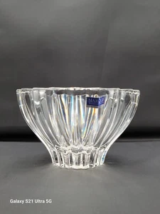 Cuenco acampanado redondo acanalado cristal transparente Marquis By Waterford Omnia Alemania 6" - Imagen 1 de 12