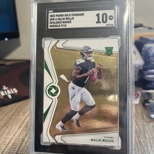 2022 Panini Gold Standard Malik Willis Opulence Rookies Emerald 9/10 SGC 10