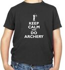 Keep Calm and Do Archery Kids T-Shirt - Archer - Shooting - Bow Arrow - Shooter