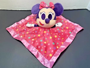 Disney Junior musical lullabies lovey blankie Minnie mouse multicolor baby toy - Picture 1 of 5