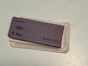 Sony Memory Stick 4MB MEGABYTE MSA-4A Camera Memory Card - Picture 1 of 1