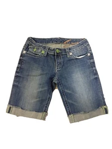 Women’s Seven 7 Denim Jean Roll Cuffed Shorts Size 27  - Picture 1 of 7