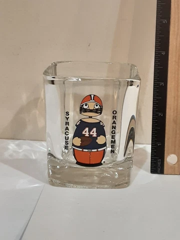 VINTAGE SYRACUSE ORANGEMEN FOOTBALL #44 HEAVY DUTY SQUARE GLASS Cover