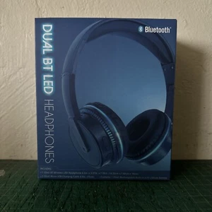 BRAND NEW dual LED bluetooth wireless headphones Free Shipping BT long lasting - Picture 1 of 6