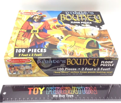 Melissa & Doug PIRATE'S BOUNTY FLOOR PUZZLE 100 Pieces - Image 1 of 4