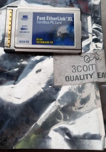 3COM 3C575-TX 32-BIT 10/100BASE-TX FAST ETHERLINK XL CARDBUS PC CARD (IN25S3) - Picture 1 of 4