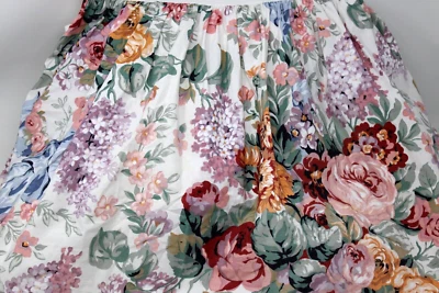 Vintage Ralph Lauren Allison Queen Bed Skirt 15" Drop Cottage Chic Blue Ribbon - Image 1 of 2