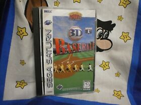 Sega Saturn 3D Baseball Game COMPLETE