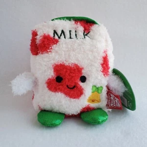 Bumbumz Holidaybumz MAXINE the MILK 4.5" Bum Bumz peluche navideño Moo - Imagen 1 de 8