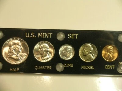 1959 Brilliant Uncirculated Coin Year Set  - Capital Holder   Philadelphia Mint - Image 1 of 4