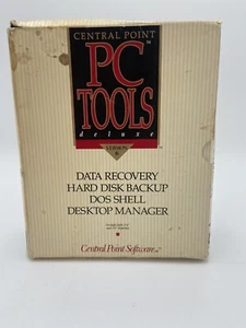 Vintage Central Point Pc Tools Deluxe; Version 6 Six Desktop Manager No Disks - Picture 1 of 11