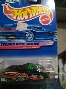 Vintage Mattel Hot Wheels 1997 Shadow Jet ll #689 Techno Bits Series #1 of 4 T9 - Picture 1 of 3