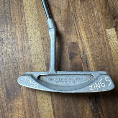 VTG Ping Zing 5 RH 35" Stainless Steel Blade Putter Karsten Original Grip - Image 1 of 4