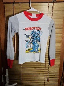 True Vintage 80s 1985 Robotech Odyssey Japanese Anime Kids Tee T Shirt Tatsunaka - Picture 1 of 14