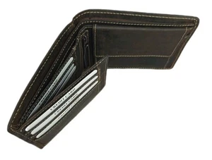 PIERRE CARDIN GELDBÖRSE DARK BRAUN 33312 GELDBEUTEL ECHT LEDER - Bild 1 von 5