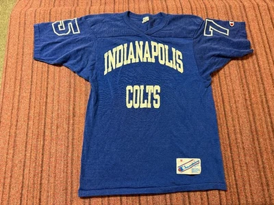 MENS VINTAGE 70S 80S INDIANAPOLIS COLTS CHAMPION DURENE JERSEY SHIRT MEDIUM - Image 1 of 4