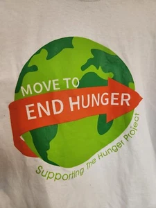 Maglietta Port & Co The Hunger Project ""Move To End Hunger"" bianca Buddy Love Somma - Foto 1 di 12