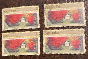 Australia Scott#1132 - 4 Copies Used of the $2 Value - Picture 1 of 1