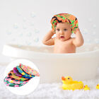 6 Pcs Shower Cap Bath Hat Satin Bonnet For Kids Head Cover Child Double Layer
