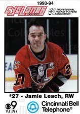 1993-94 Cincinnati Cyclones #14 Jamie Leach