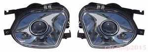 Fog Light Fits Mercedes Benz W211 2002-2007 Chrome Housing & Clear Lens w/Bulb - Foto 1 di 1