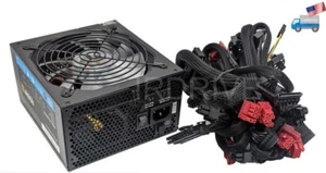 PowerSpec® 850W 80+ Gold All-Modular SLI/Cross Fire ATX Gaming PC Power Supply - Afbeelding 1 van 18