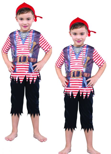 20 FANTASIAS DE PIRATA INFANTIL: Como Fazer!  Pirate costume kids, Boy  costumes, Boys pirate costume