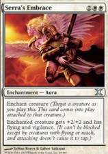 1x Serra's Embrace MTG 10th Edition NM Magic Regular