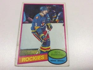 O-pee-chee Hockey Card - Rob Ramage Rookie Card 1980-81 Card 213 - Foto 1 di 2